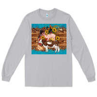 Moon Dust western farm cow pig rooster chick farm chicken barn Long Sleeve Tee - Artiststas