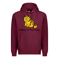 Burgundy comrade garf classic Premium Hoodie - DesigneFamous