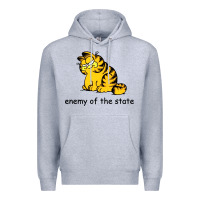 Heather Grey comrade garf classic Premium Hoodie - DesigneFamous