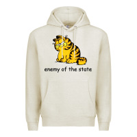 Oatmeal Heather comrade garf classic Premium Hoodie - DesigneFamous