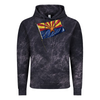 Cloud Black arizona flag Vintage Hoodie - BarkalooDesign