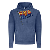 Vintage Denim arizona flag Vintage Hoodie - BarkalooDesign