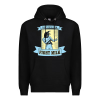 Black fight milk classic Premium Hoodie - DesigneFamous