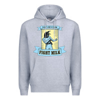 Heather Grey fight milk classic Premium Hoodie - DesigneFamous