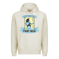 Oatmeal Heather fight milk classic Premium Hoodie - DesigneFamous