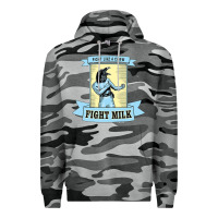Slate Camo fight milk classic Premium Hoodie - DesigneFamous