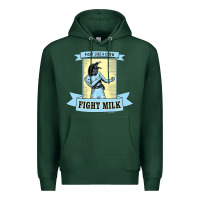 Sports Green fight milk classic Premium Hoodie - DesigneFamous