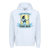White fight milk classic Premium Hoodie - DesigneFamous