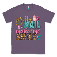 Lavender pretty nail make me smile bbs Classic Tee - BundleAndBundleShop