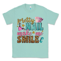 Seafoam pretty nail make me smile bbs Classic Tee - BundleAndBundleShop