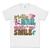 White pretty nail make me smile bbs Classic Tee - BundleAndBundleShop