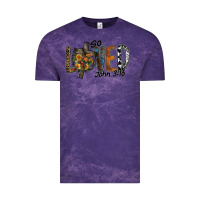 Cloud Purple so loved jhon 3.16 Vintage Tee - SublimationCraftShop