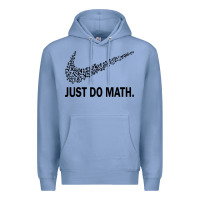 Colony Blue just do math Premium Hoodie - DesigneFamous