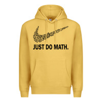 Antique Gold just do math Premium Hoodie - DesigneFamous
