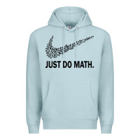 Blue Mist just do math Premium Hoodie - DesigneFamous