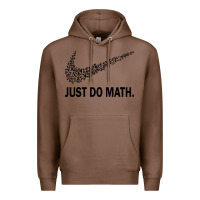 Chestnut just do math Premium Hoodie - DesigneFamous