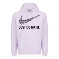 Lilac just do math Premium Hoodie - DesigneFamous