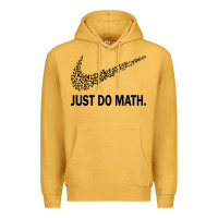 Mustard just do math Premium Hoodie - DesigneFamous