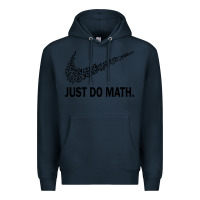 Navy just do math Premium Hoodie - DesigneFamous