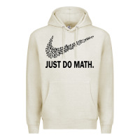 Oatmeal Heather just do math Premium Hoodie - DesigneFamous