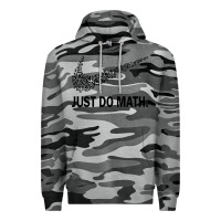 Slate Camo just do math Premium Hoodie - DesigneFamous
