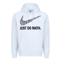 White just do math Premium Hoodie - DesigneFamous