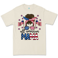 Bone All American Mama Messy Buny Premium Tee - CowhideDigitalArt