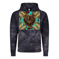 Cloud Black bear native american  tumbler Vintage Hoodie - BarkalooDesign