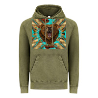Vintage Olive bear native american  tumbler Vintage Hoodie - BarkalooDesign