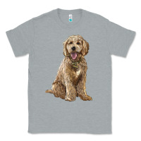 Heather Grey goldendoodle Classic Tee - BarkalooDesign