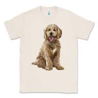 Natural goldendoodle Classic Tee - BarkalooDesign