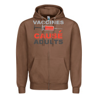 Chestnut Vaccines Cause Adults Zipper Hoodie - Bettercallsaul