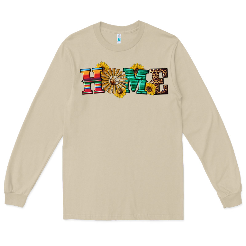 Western Home Wind Wheel Long Sleeve Tee by Artiststas | Teevron
