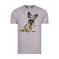 Vintage Zinc Skye Terrier Dog Illustrations Vintage Tee - LillyAllenDesigns