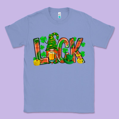 Luck With Gnome And Beer Bbs Classic Tee Designed By Bundleandbundleshop