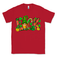 Red luck with gnome and beer bbs Classic Tee - BundleAndBundleShop