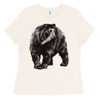 Bone Spectacled Bear Ladies Tee - LillyAllenDesigns