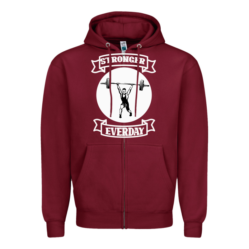 Stronger Everday Zipper Hoodie by Bettercallsaul | Teevron