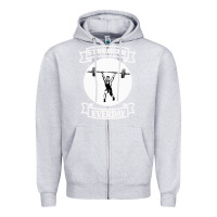 Heather Grey Stronger Everday Zipper Hoodie - Bettercallsaul
