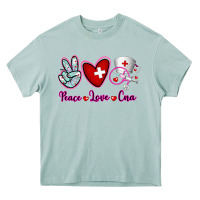 Arona Peace Love Cna Heavy Core Tee - RanaPortraitStore