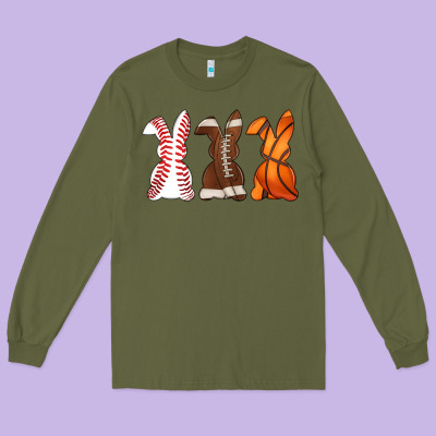 Western Easter Support Bunny Long Sleeve Tee Designed By Artiststas