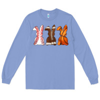 Colony Blue western easter support bunny Long Sleeve Tee - Artiststas