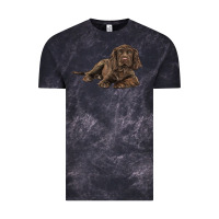 Cloud Black Sussex Spaniels llustrations Vintage Tee - LillyAllenDesigns