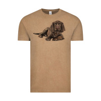 Vintage Coffee Sussex Spaniels llustrations Vintage Tee - LillyAllenDesigns