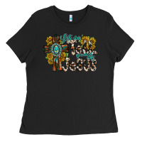 Black let me tell you about my jesus Ladies Tee - RacoonDesign
