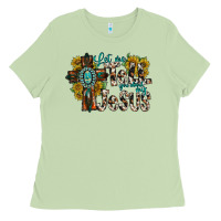 Matcha let me tell you about my jesus Ladies Tee - RacoonDesign