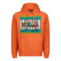 Carrot western turquoise mama Premium Hoodie - BarkalooDesign
