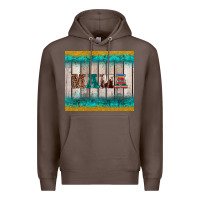 Coffee western turquoise mama Premium Hoodie - BarkalooDesign