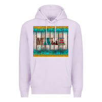 Lilac western turquoise mama Premium Hoodie - BarkalooDesign