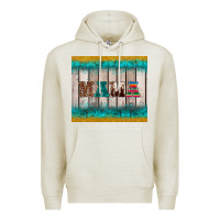 Oatmeal Heather western turquoise mama Premium Hoodie - BarkalooDesign